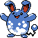 Azumarill Pixel Art gen2_crystal - Pokemon Gallery