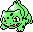 Bulbasaur Pixel Art gen2_crystal - Pokemon Gallery