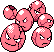 Exeggcute Pixel Art gen2_crystal - Pokemon Gallery