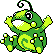 Politoed Pixel Art gen2_crystal - Pokemon Gallery