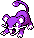 Rattata Pixel Art gen2_crystal - Pokemon Gallery