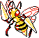 Beedrill Pixel Art gen2_gold - Pokemon Gallery