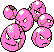 Exeggcute Pixel Art gen2_gold - Pokemon Gallery
