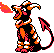 Houndoom Pixel Art gen2_gold - Pokemon Gallery