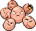 Exeggcute Pixel Art gen3_firered-leafgreen - Pokemon Gallery