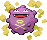 Koffing Pixel Art gen3_firered-leafgreen - Pokemon Gallery