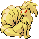 Ninetales Pixel Art gen3_firered-leafgreen - Pokemon Gallery