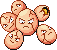 Exeggcute Pixel Art gen3_ruby-sapphire - Pokemon Gallery