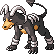 Houndoom Pixel Art gen3_ruby-sapphire - Pokemon Gallery