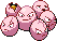 Exeggcute Pixel Art gen4_heartgold-soulsilver - Pokemon Gallery