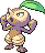 Nuzleaf Pixel Art gen4_heartgold-soulsilver - Pokemon Gallery