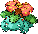 Venusaur Pixel Art gen4_heartgold-soulsilver - Pokemon Gallery