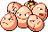 Exeggcute Pixel Art gen4_platinum - Pokemon Gallery