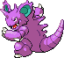 Nidoking Pixel Art gen4_platinum - Pokemon Gallery