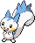 Pachirisu Pixel Art gen4_platinum - Pokemon Gallery