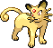 Persian Pixel Art gen4_platinum - Pokemon Gallery