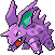 Nidorino Pixel Art Grid - Pokemon Gallery