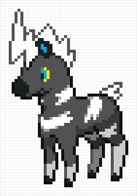 Blitzle Pixel Art Grid