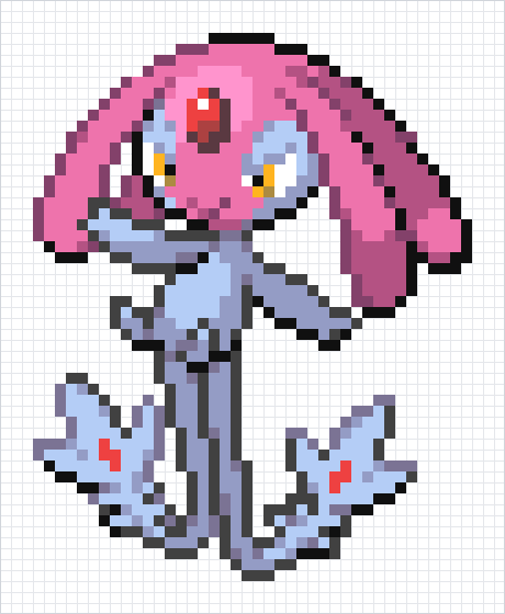 Mesprit Pixel Art Grid
